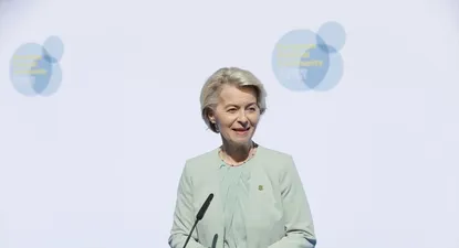 La presidenta de la Comisión Europea, Ursula von der Leyen.