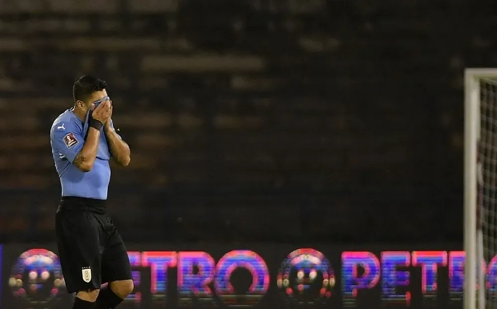 Luis Suárez lleva tres partidos sin convertir goles en la selección; los cuatro que marcó en Eliminatorias fueron de penal