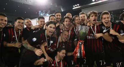 Milan venció a Juventus y ganó la Supercopa de Italia