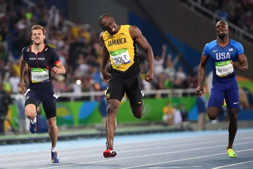 Usain Bolt, triplete dorado