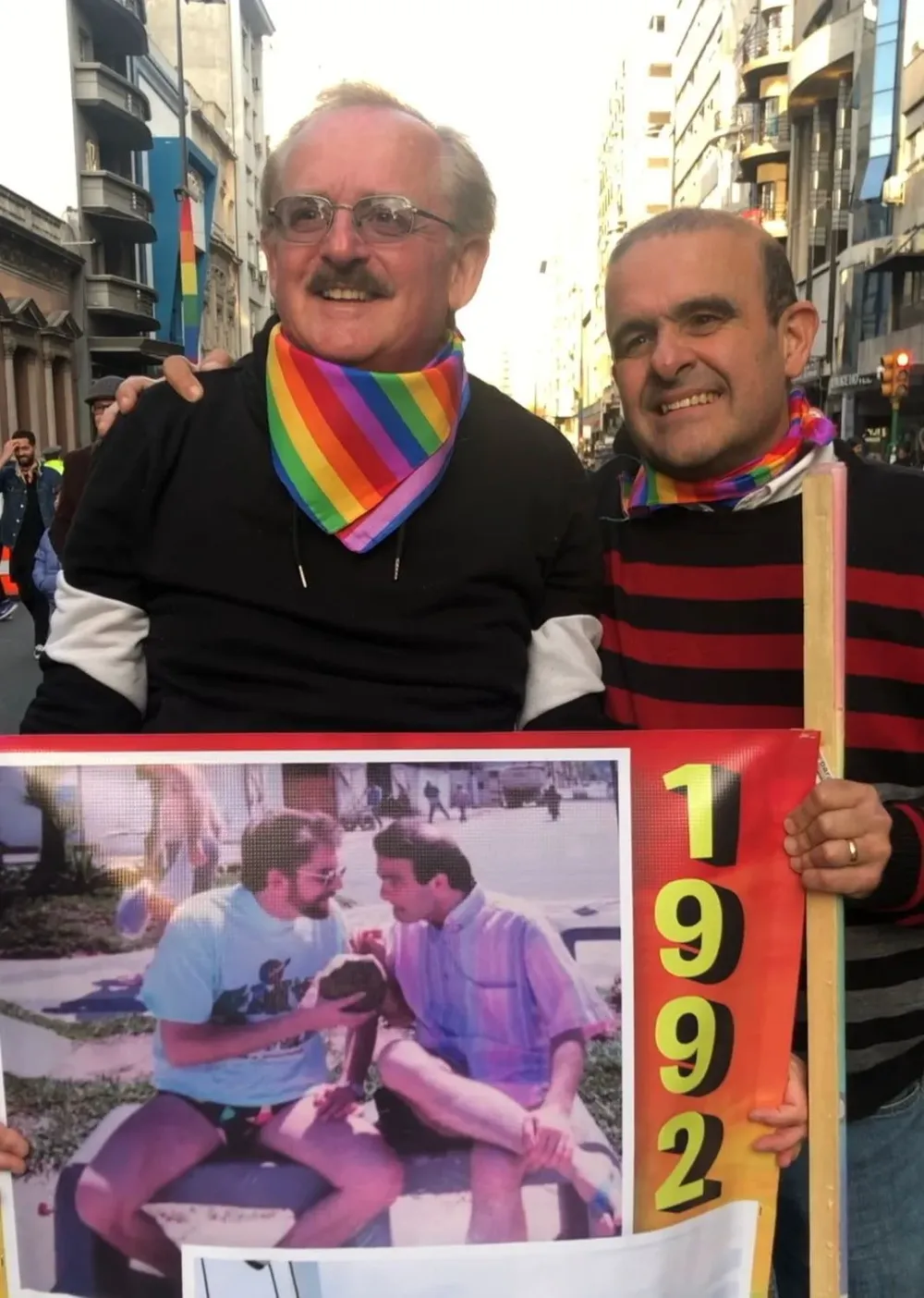 La historia de Ruben y Mario, pareja gay que milita desde la primera manifestación LGBT+
