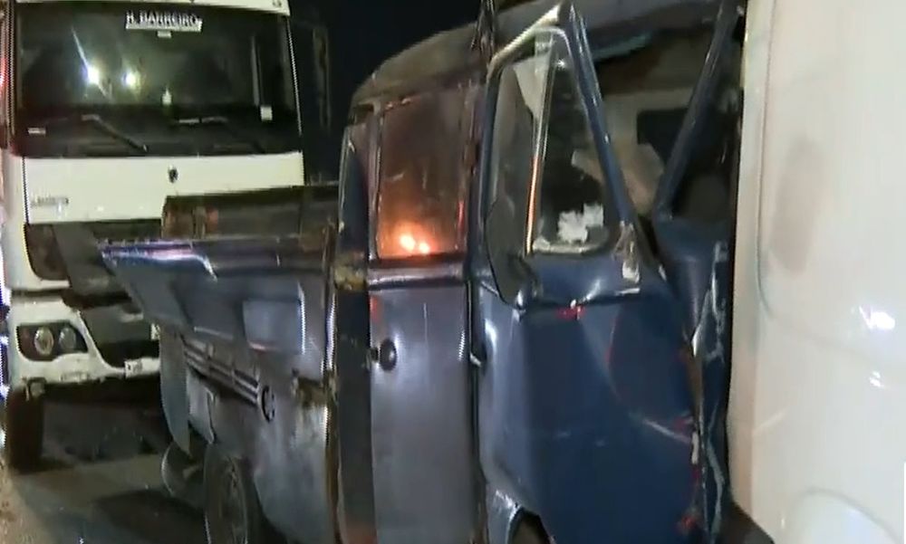 Siniestro múltiple en Montevideo