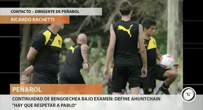 El prosecretario de Peñarol Ricardo Rachetti dijo que Peñarol debe definir a la brevedad la continuidad o no del técnico Pablo Bengoechea.Ahora Peñarol no está jugando bien y me gustaría un cambio de técnico, adelantó Rachetti, en una entrevista telefónica con Mariano López. El tema, dijo Rachetti, es a quién se trae en lugar de Bengoechea.Si se cambia de técnico, este es el momento, agregó Rachetti, quien pidió respetar y no demonizar al técnico.