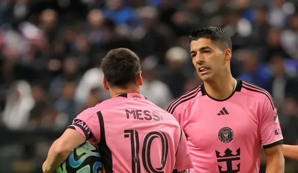 Luis Suárez y Lionel Messi en Inter Miami