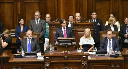 Lacalle Pou en el Palacio Legislativo
