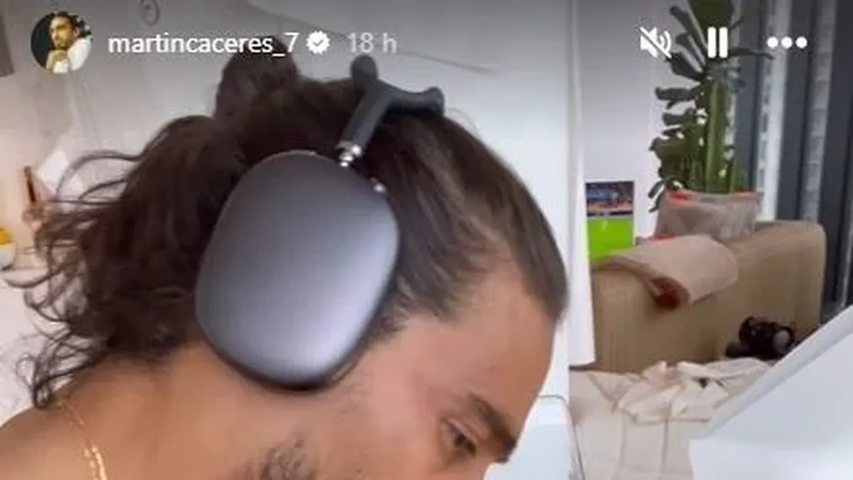 El Pelado Cáceres mostró su habilidad con la máquina de coser; mirá el