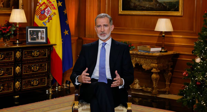 Felipe VI, en su discurso de Navidad de 2023.