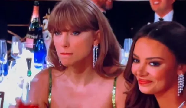 La reacción de Taylor Swift a la mención del presentador
