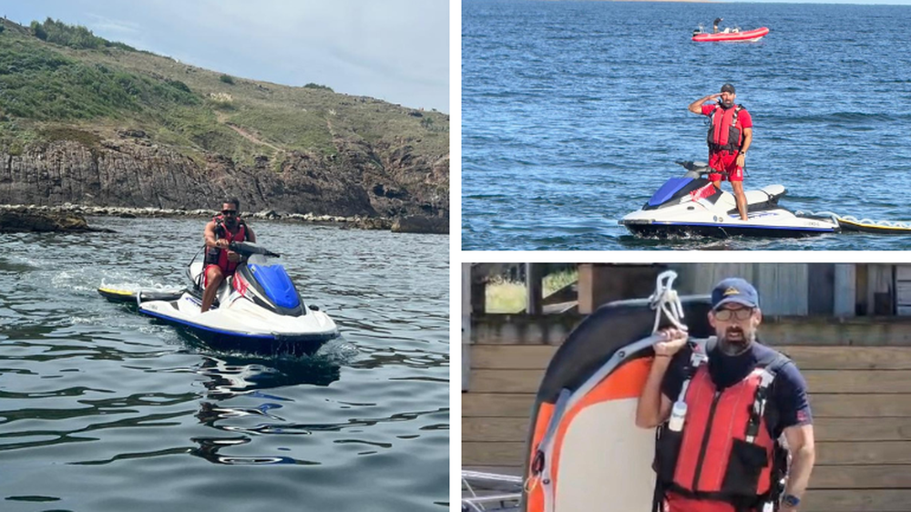 "Primero me pidieron que por favor sacara a los niños": el relato del guardavidas que rescató a seis personas en una playa de Punta del Este