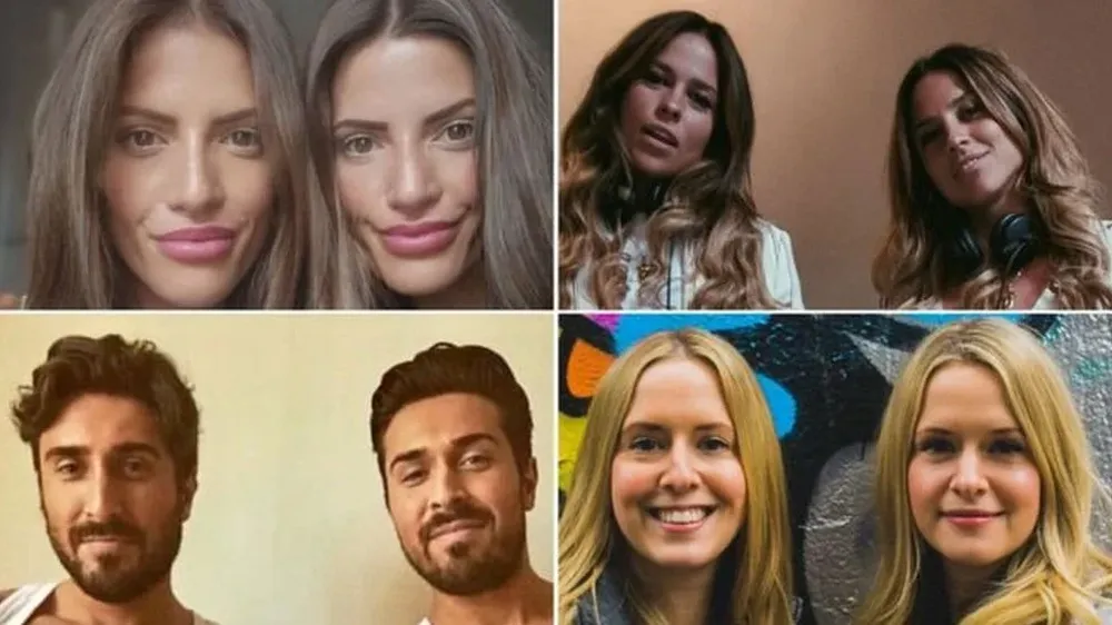 John (izquierda) y Tony Alberti han estado trabajando en su libro de cocina Twintastico.