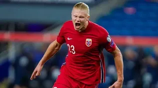 Erling Haaland y el grito de gol para la selección de Noruega, la que no estará en la fiesta de Catar 2022