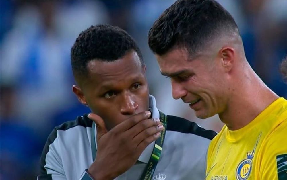 Cristiano Ronaldo terminó llorando desconsoladamente tras perder otro título con Al Nassr en Arabia Saudita