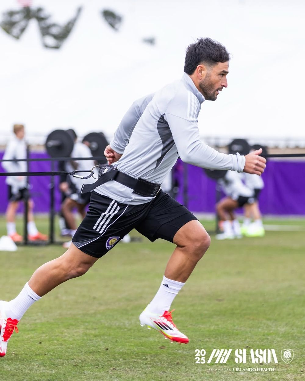 Nicolás Lodeiro en la práctica de Orlando City