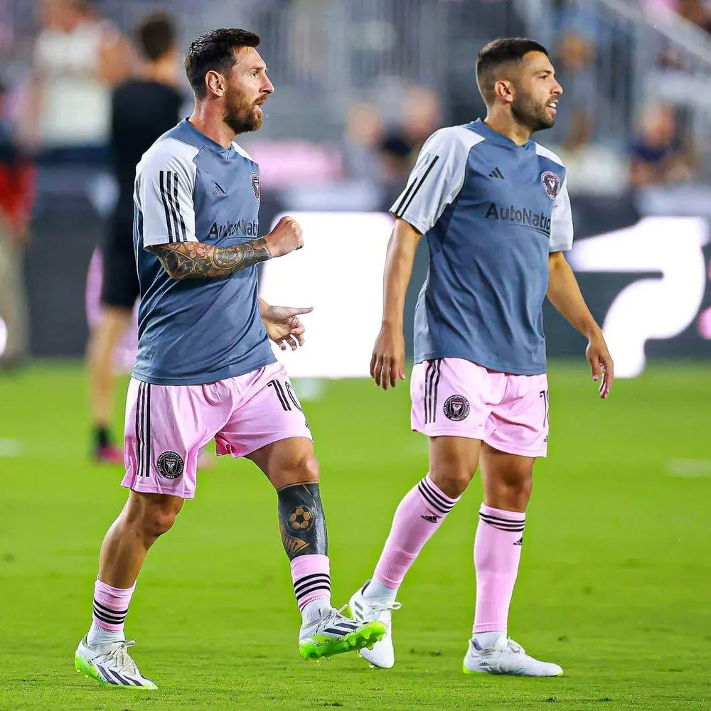 Jordi Alba volvió a reencontrarse con Messi