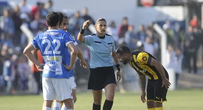 Claudia Umpiérrez pasó con buena nota su primer partido de un grande