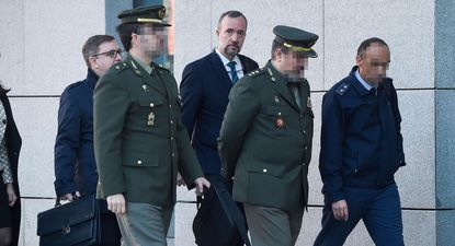 Francisco Martínez en el momento de su detención