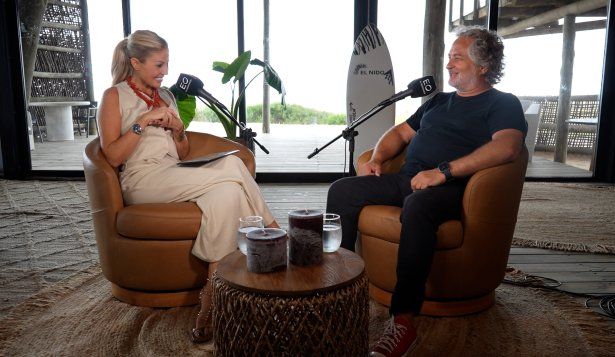 Barbie Simons y Guibert Englebienne durante el ciclo En primera fila.&nbsp;