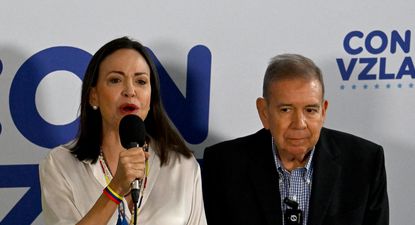 María Corina Machado y Edmundo González