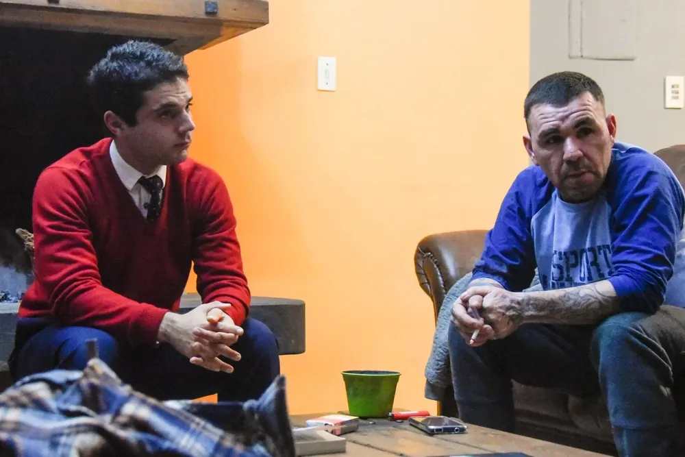 El Cachila y su abogado, Ignacio Morena