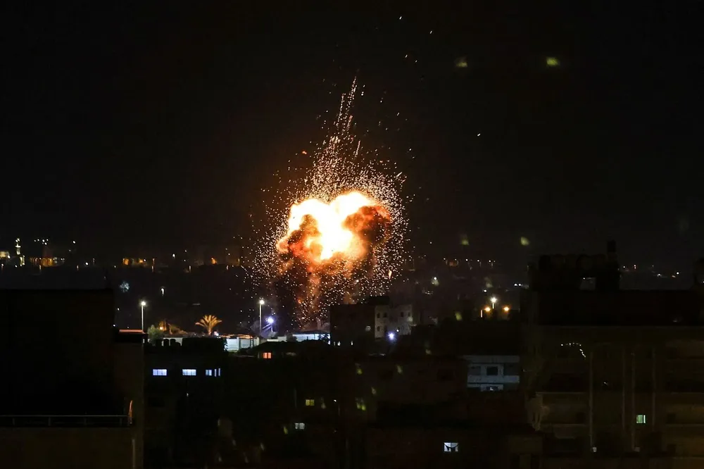 Bombardeo de Israel en la Franja de Gaza el 27 de enero de 2023