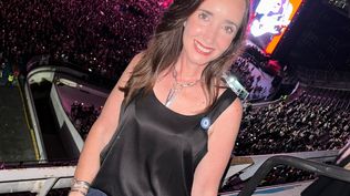 Villarruel se destacó entre el público.