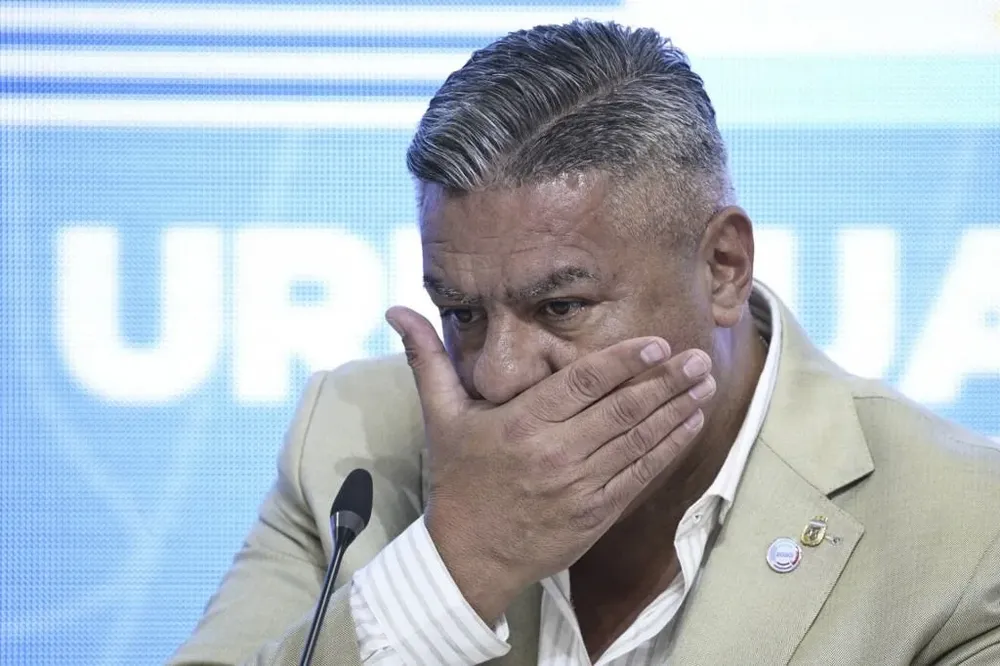 El presidente de la AFA, Claudio Chiqui Tapia