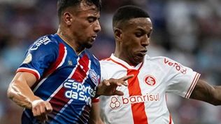 Luciano Rodríguez debutó con su nueva camiseta, la de Bahía, por el Campeonato Brasileiro