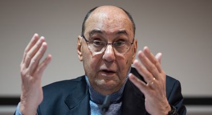 El vicepresidente del Parlamento Europeo entre 1999-2014, Alejo Vidal-Quadras, ofrece una rueda de prensa, en la Asociación de la Prensa, a 23 de febrero de 2024, en Madrid (España)