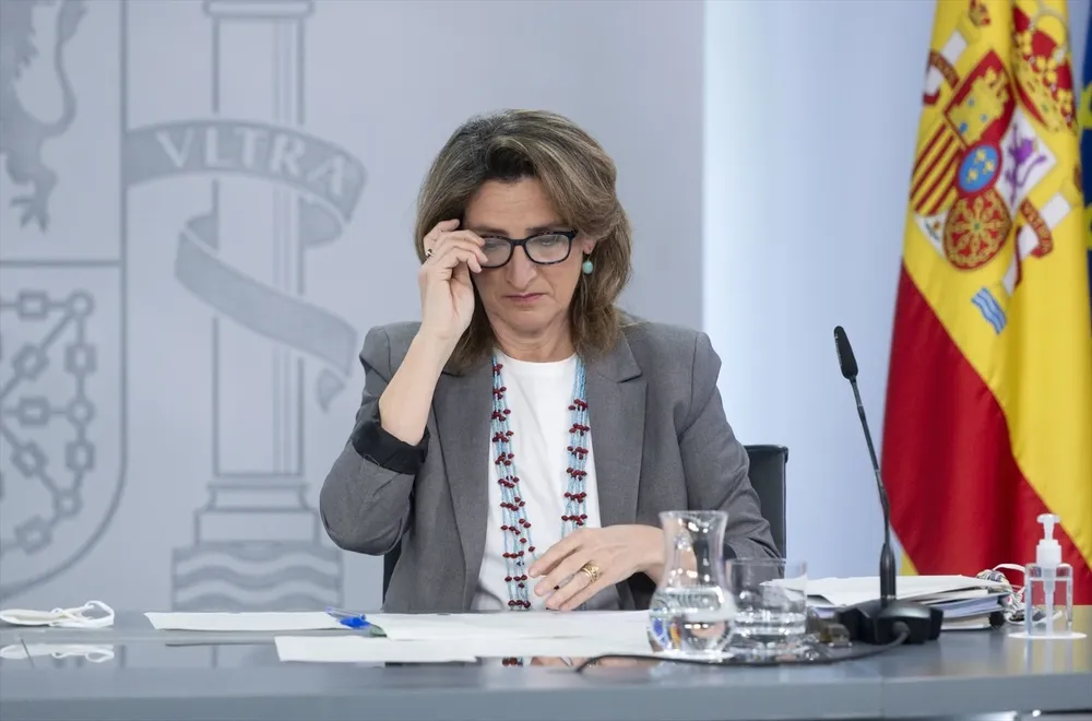 La vicepresidenta tercera y ministra para la Transición Ecológica y el Reto Demográfico, Teresa Ribera.