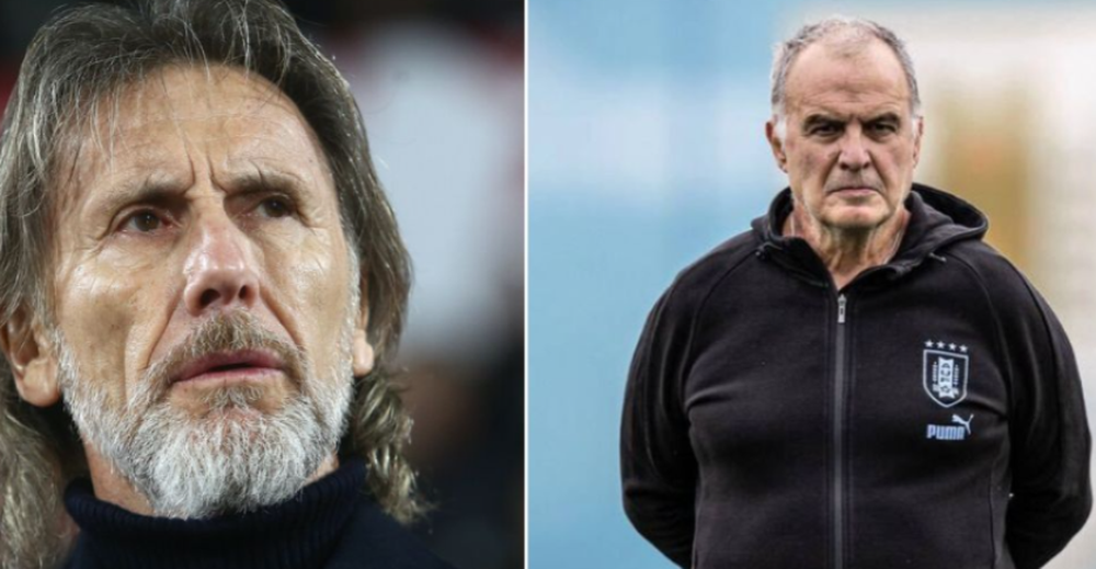 Ricardo Gareca habló de Marcelo Bielsa en la selección uruguaya