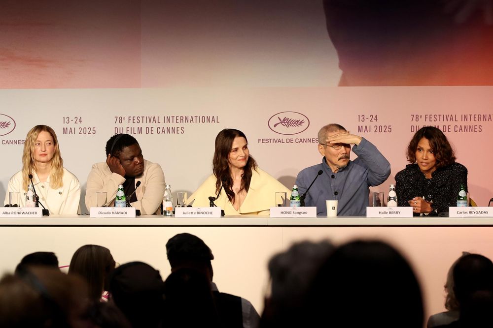 El jurado de&nbsp; la 78 edición del Festival de Cannes en conferencia de prensa. EFE