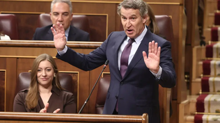 Núñez Feijóo en la sesión del control en el Congreso.&nbsp;