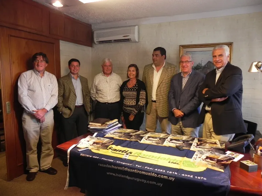 Integrantes de la cabaña, de los escritorios y de la Sociedad de Criadores de Holando