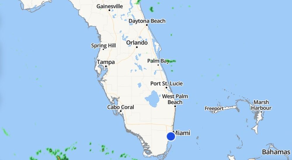 La ciudad de Miami registra acumulados elevados tras las tormentas de la semana pasada (Weather Channel). La ciudad de Miami registra acumulados elevados tras las tormentas de la semana pasada (Weather Channel).