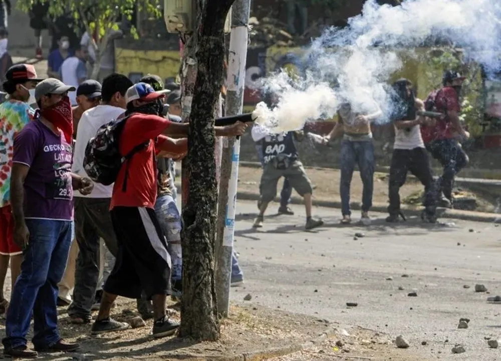 Los mayores disturbios se producían en los alrededores de la Universidad Politécnica de Managua