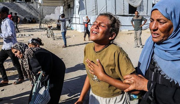 Familiares de víctimas de un ataque israelí en Gaza el pasado 16 de septiembre.