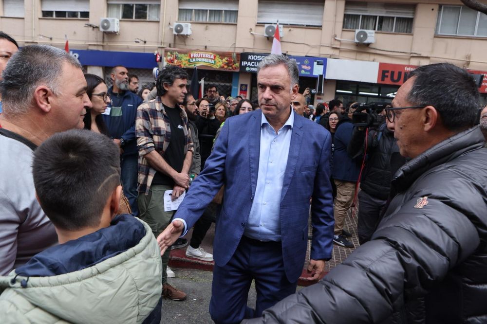 Yamandú Orsi en el acto Día de los Trabajadores 2026