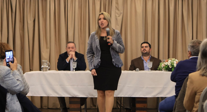 valeria ripoll lanzo su agrupacion en el partido nacional, reivindico propuestas de bukele y planteo cero ocio para los presos