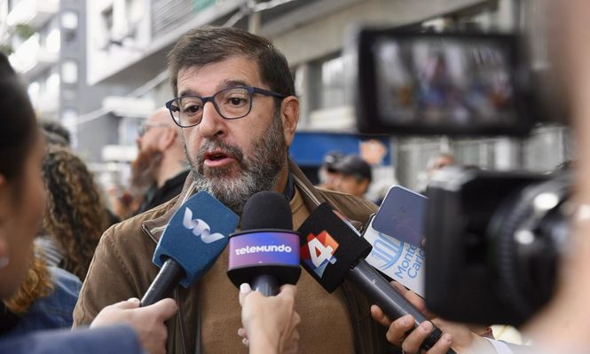 El presidente del Frente Amplio (FA), Fernando Pereira﻿