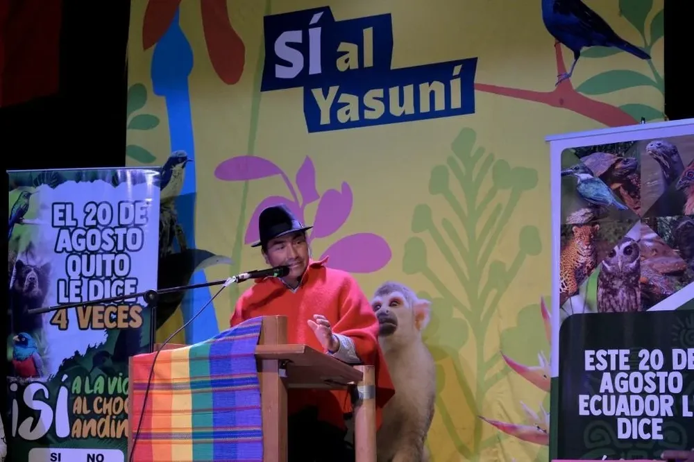 Una mayoría de ecuatorianos votó afirmativamente por preservar la reserva natural Yasuní de la explotación petrolera