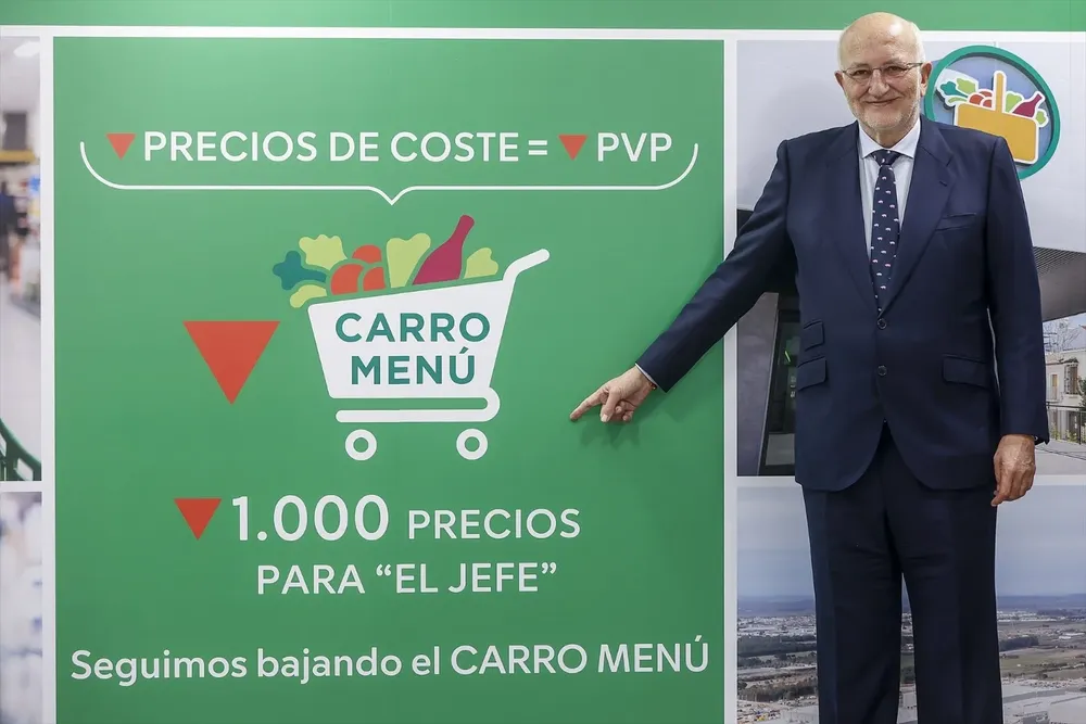 El presidente de Mercadona, Juan Roig.