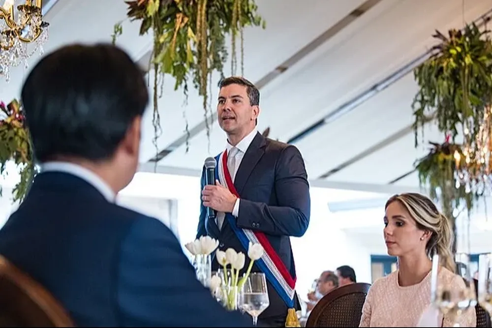 El presidente de Paraguay, Santiago Peña.