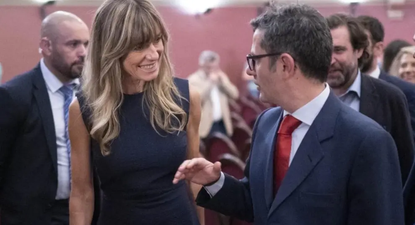 Begoña Gómez y Félix Bolaños. EUROPA PRESS