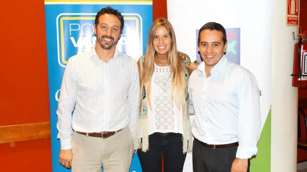 Pablo Cusnir, Camila Rajchman y Pablo Cabrera