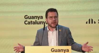 El presidente de la Generalitat, Pere Aragonès.