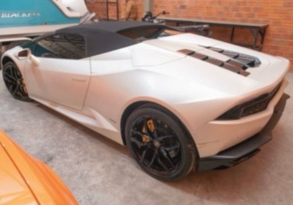 Lamborghini modelo Huracán del año 2016 que propiedad de Sebastián Marset