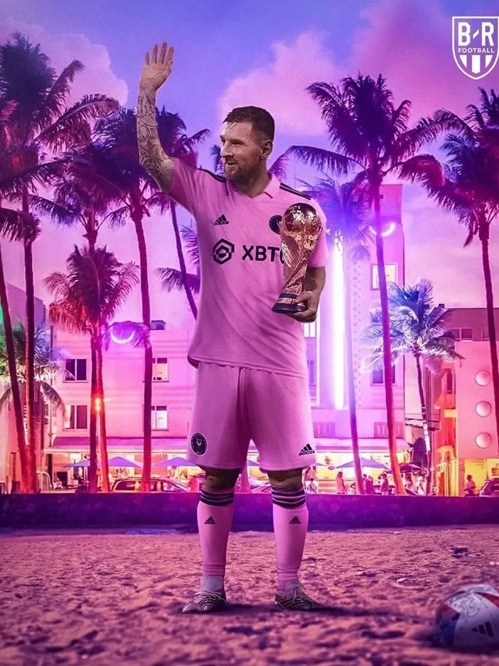 Lionel Messi debutará con la camiseta rosa del Inter de Miami.