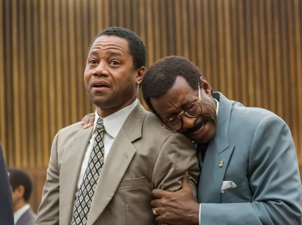 Cuba Gooding JR actúa de OJ Simpson