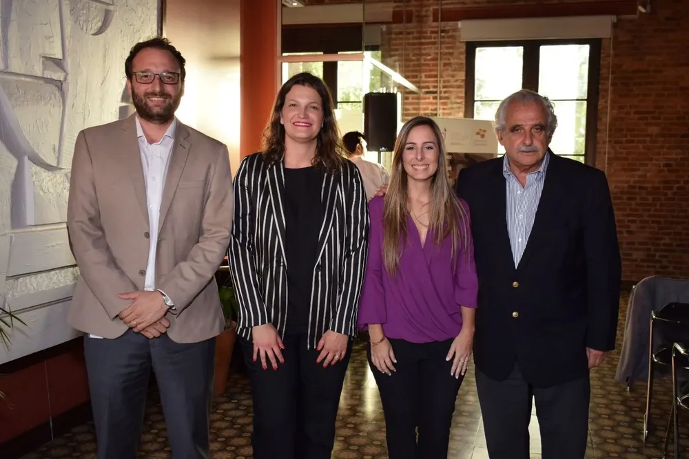 Mauricio Escobar, Inés Jakubovski, Celia Zunini y Alberto Fossati
