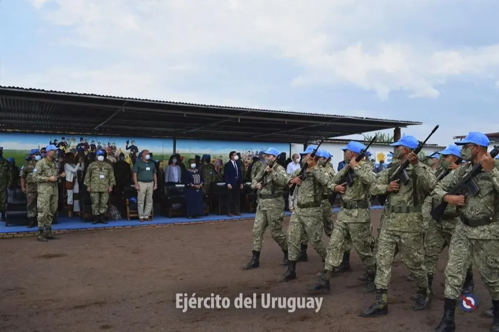 Cascos Azules en el Congo, archivo.